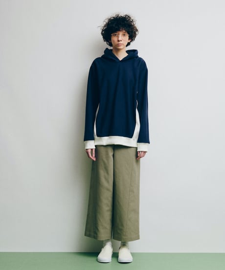 DIGAWEL  Reverse Weave Hoodie【NAVY】