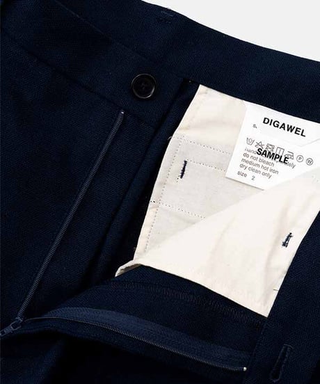 DIGAWEL  2 Tuck Tapered Pants【NAVY】