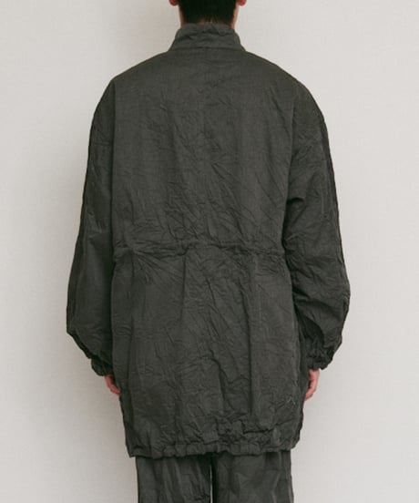 DIGAWEL Loose coat (crease finish)【GRAY】