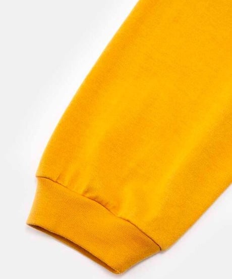 DIGAWEL  Mock neck L/S T-shirt【MASTARD】
