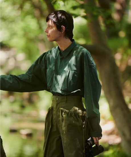DIGAWEL  Big PK Oversized Shirt【GREEN】