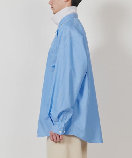 DIGAWEL  Loose Neck Oversized Shirt【DARK SAX】