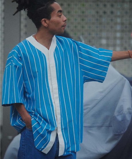 DIGAWEL Baseball S/S shirt【BLUE】