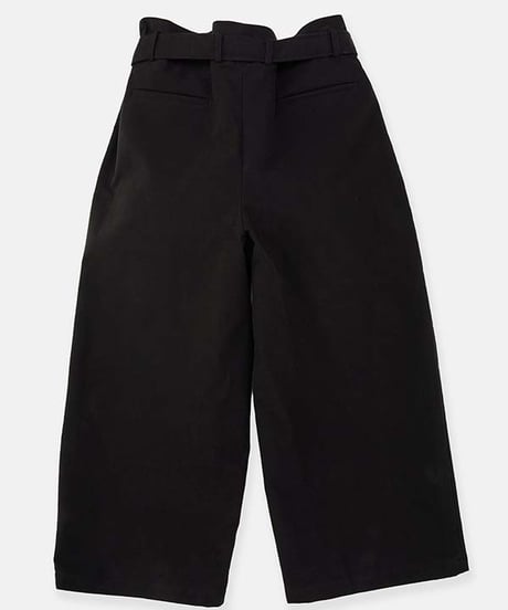DIGAWEL Belt pants ① moleskin【BLACK】