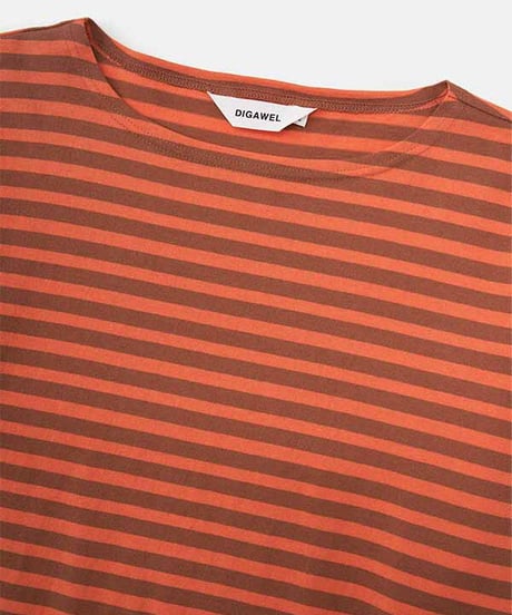DIGAWEL  Boat neck S/S 【ORANGE】