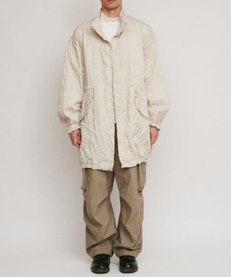 DIGAWEL  Loose coat (crease finish)【SAND BEIGE】