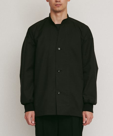 DIGAWEL Cuff rib shirt【BLACK】