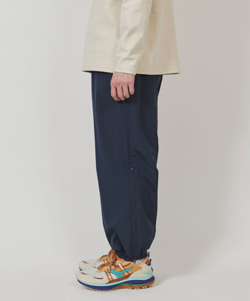 DIGAWEL Side zip Nylon Pants【NAVY】 | welles