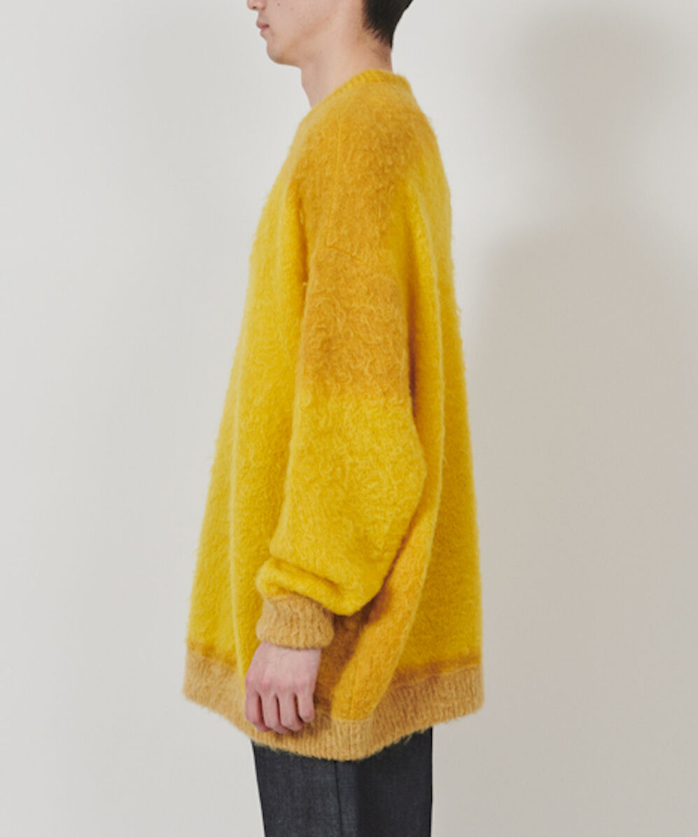 DIGAWEL Print Mohair Sweater【YELLOW】 | welles