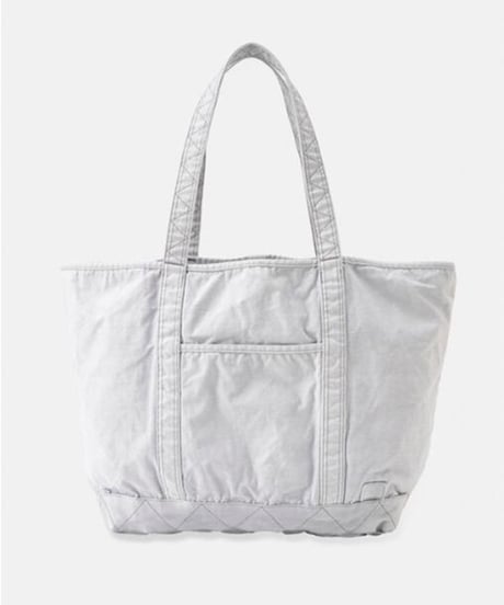 DIGAWEL  Garment Dye Vinyl Tote Bag (L)【LIGHT GRAY】