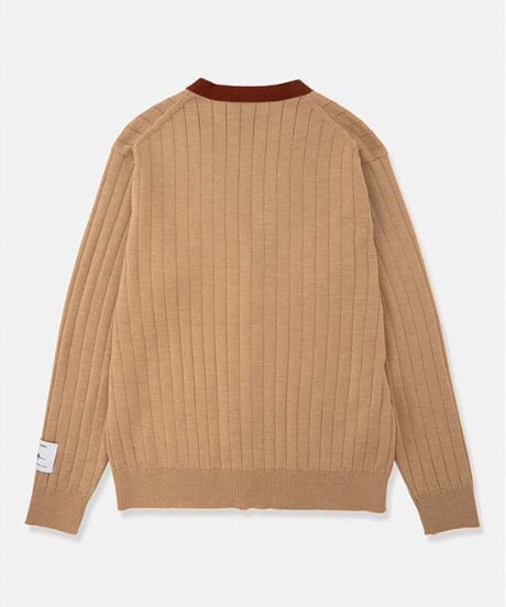 DIGAWEL  Rib Cardigan【CAMEL】