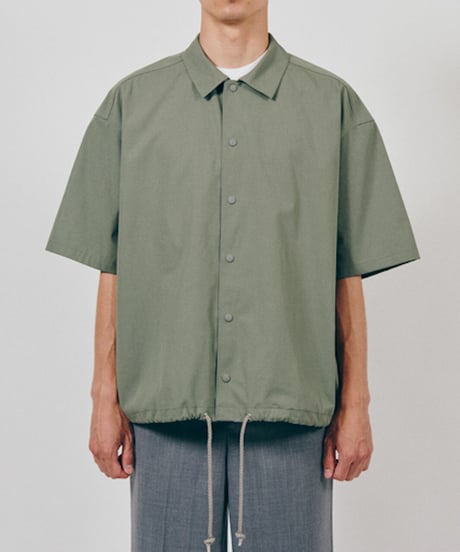 DIGAWEL  Coach S/S Shirt jacket【SAGE】