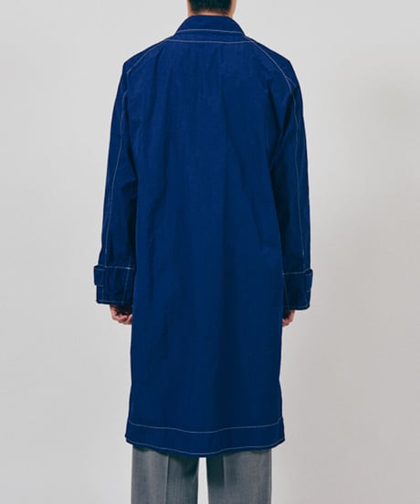 DIGAWEL  Raglan sleeve Coat (garment dye)【BLUE】