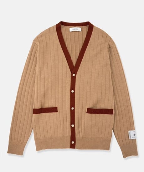 DIGAWEL  Rib Cardigan【CAMEL】