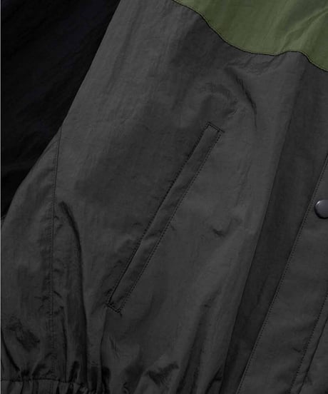 DIGAWEL  Cup shoulder Blouson【BLACK×GRAY】