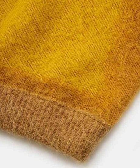 DIGAWEL Print Mohair Sweater【YELLOW】