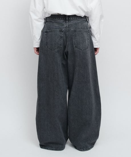 DIGAWEL Wide straight jeans【FADE BLACK】