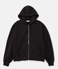 DIGAWEL Zip up hoodie (fade)【FADE BLACK】