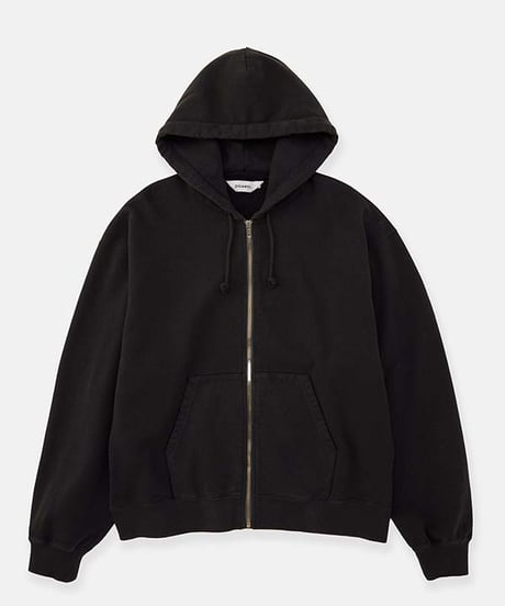 DIGAWEL Zip up hoodie (fade)【FADE BLACK】