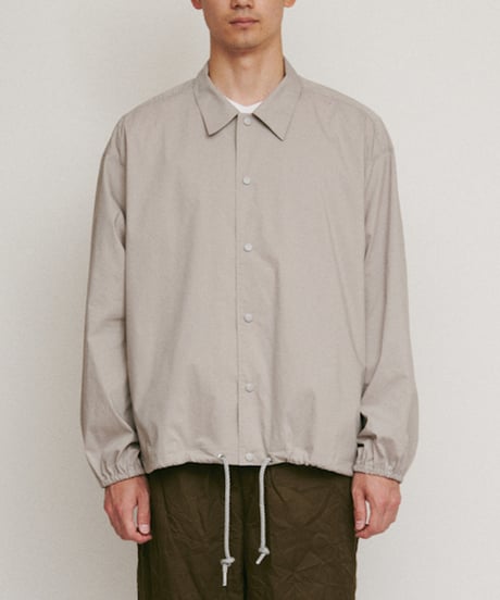 DIGAWEL Coach L/S shirt jacket【GRAY】