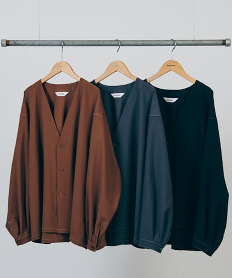 DIGAWEL  Shirt Cardigan【BLACK】