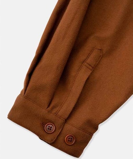 DIGAWEL  Side Pocket Oversized Shirt【BROWN】