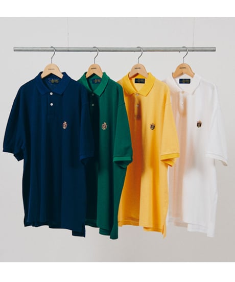 DIGAWEL × J.PRESS「CRST」 Polo Shirts【WHITE】