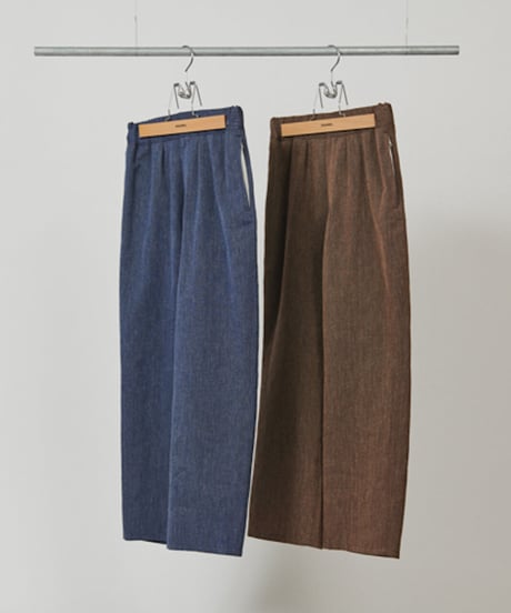 DIGAWEL  Ring dot button Pants【BROWN】