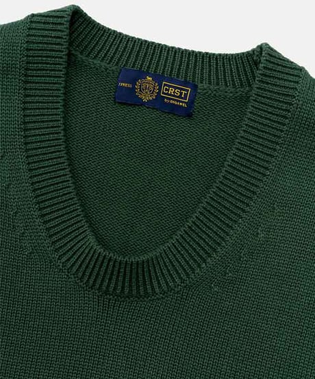 DIGAWEL × J.PRESS「CRST」CRST SPORT Sleeveless Jumper【GREEN】