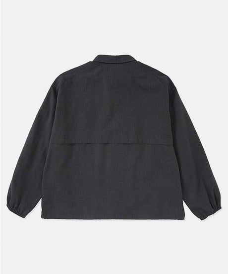DIGAWEL  Coach L/S Shirt jacket【BLACK】