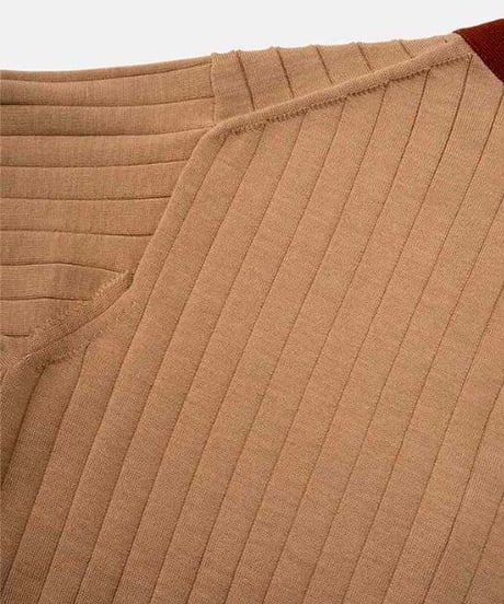DIGAWEL  Rib Cardigan【CAMEL】