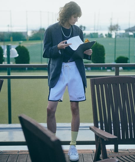 DIGAWEL × J.PRESS「CRST」 CRST TRACK SHORTS【WHITE】
