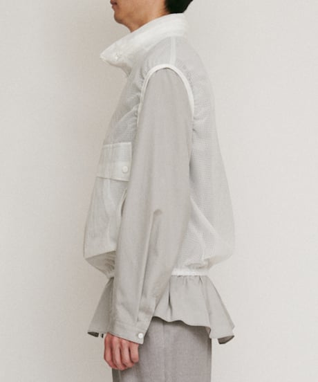 DIGAWEL Nylon vest【WHITE】