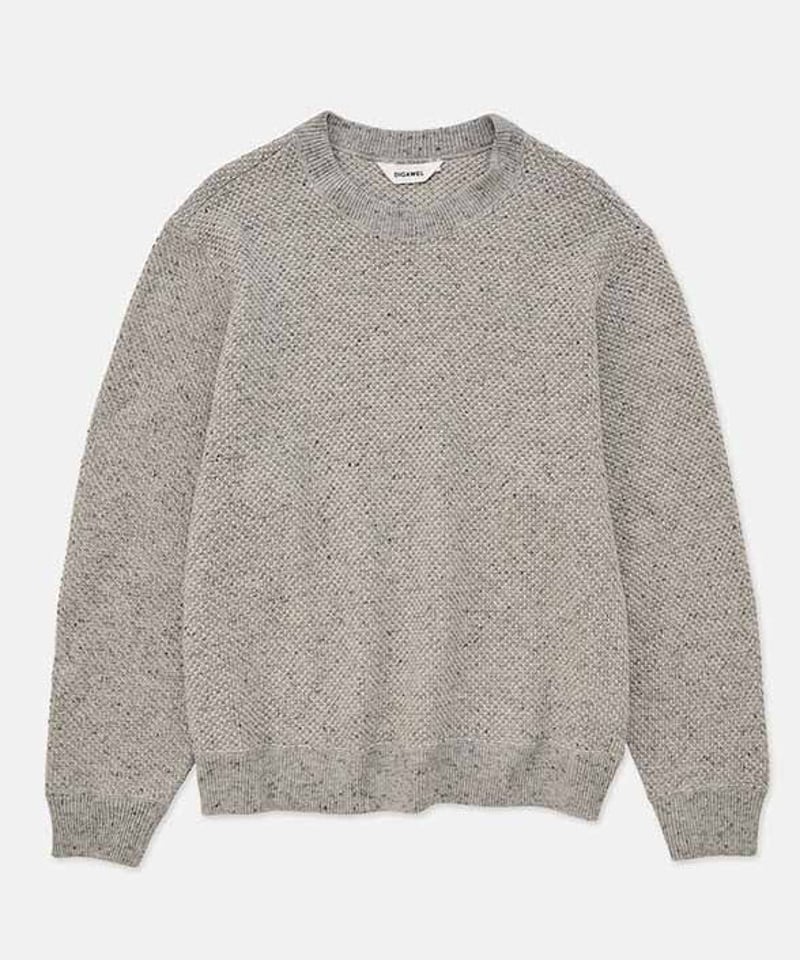 DIGAWEL Hexagonal patterns Sweatshirt【GRAY】 |  