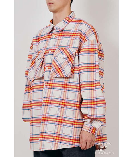 DIGAWEL  Oversized Shirt (Check) ②