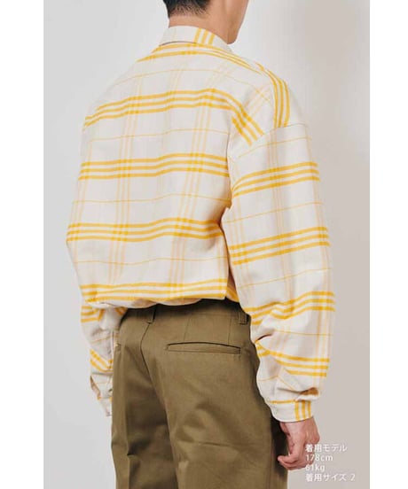 DIGAWEL  Oversized Shirt (Check) ①