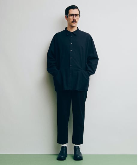 DIGAWEL  Side Pocket Oversized Shirt【BLACK】