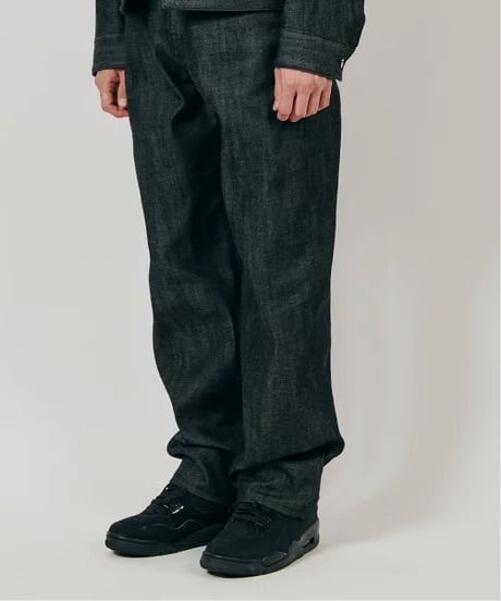DIGAWEL  STRAIGHT DENIM PANTS【BLACK】