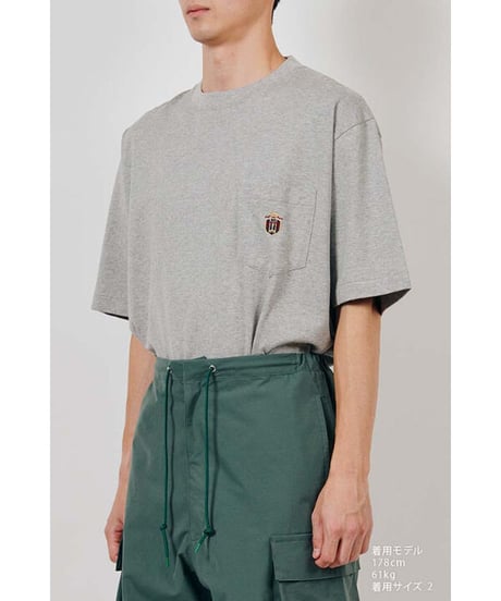 DIGAWEL × J.PRESS「CRST」 Pocket T-shirts【GRAY】