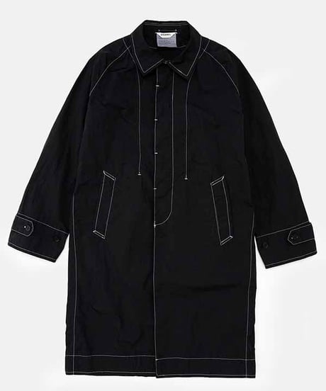 DIGAWEL  Raglan sleeve Coat (garment dye)【BLACK】