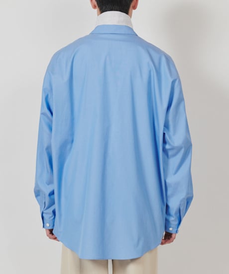 DIGAWEL  Loose Neck Oversized Shirt【DARK SAX】