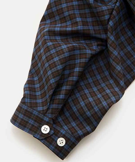 DIGAWEL  Puckering Shirt【BLUE CHECK】