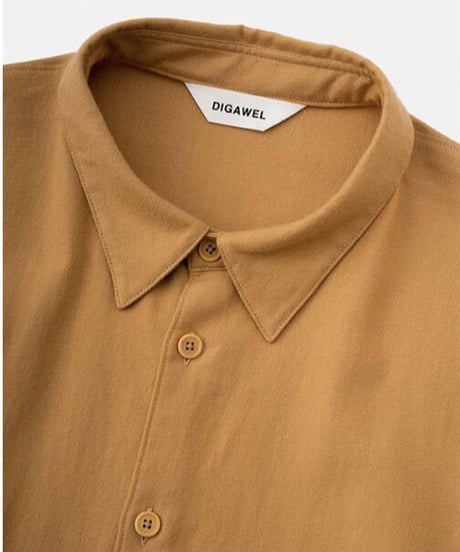 DIGAWEL  Side Pocket Oversized Shirt【BEIGE】