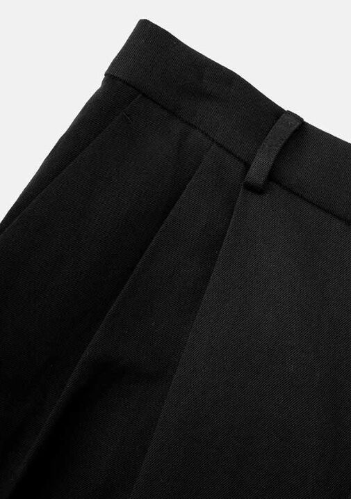 DIGAWEL 2Tuck Tapered Pants【BLACK】 | welles
