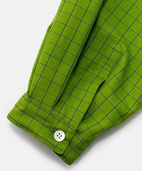 DIGAWEL  Hoodie Shirt ① check【GREEN】