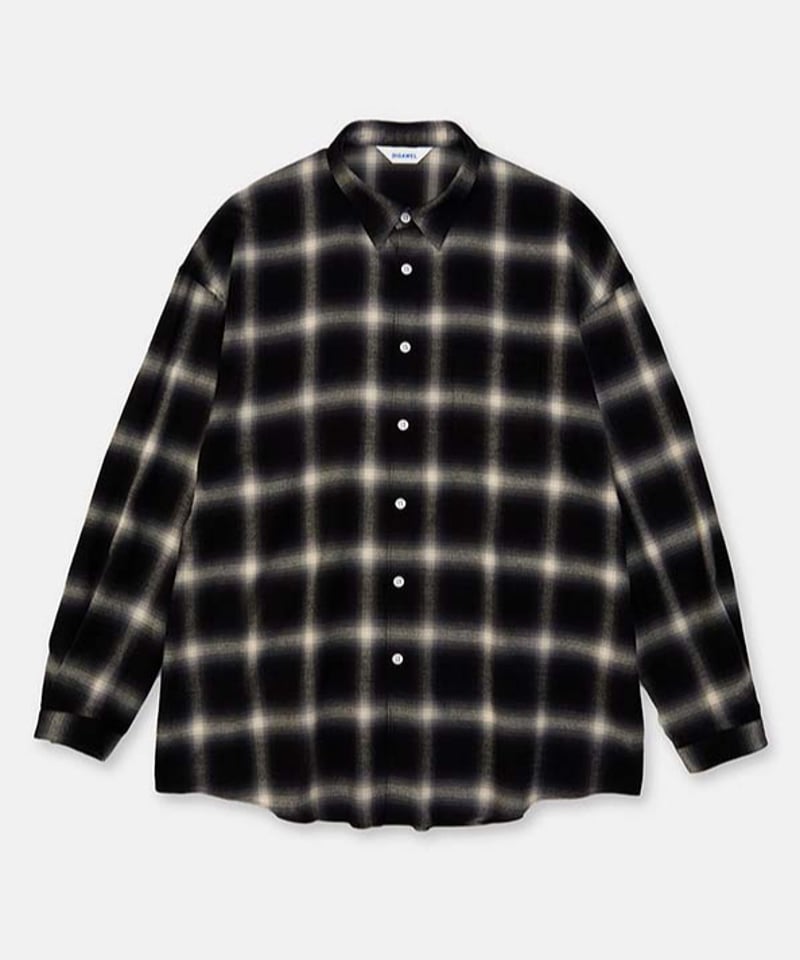 DIGAWEL Oversized Shirt【BLACK】 | welles