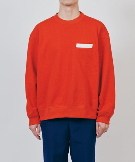 DIGAWEL  Welt Pocket Sweatshrit【ORANGE】