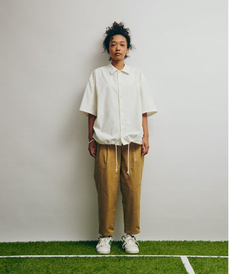 DIGAWEL  Coach S/S Shirt jacket【WHITE】
