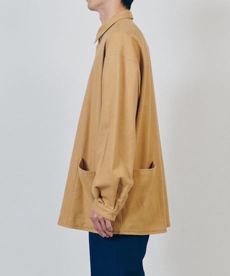DIGAWEL  Side Pocket Oversized Shirt【BEIGE】