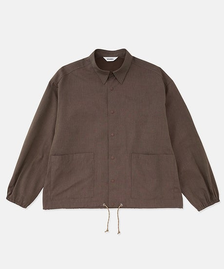 DIGAWEL  Coach L/S Shirt jacket【BROWN】